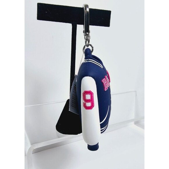 VARSITY JACKET Blue White Bath Body Works Pocketbac Holder NEW - Picture 3 of 8